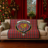 Sinclair Modern Tartan Crest Quilt